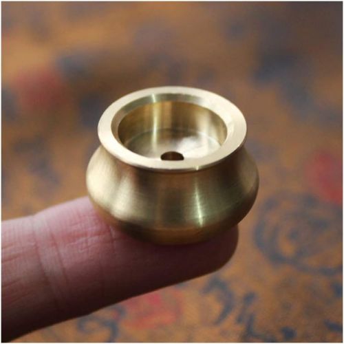  인센스스틱 Acxico 1Pcs Mini Dual-Purpose Copper Incense Cone Stick Burner Plate Holder Censer Tower Bowl Home Decoration