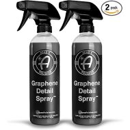 Adam's Polishes Graphene Detail Spray (2 Pack) - Extend Protection of Waxes, Sealants, & Coatings | Waterless Detailer Spray For Car Detailing | Clay Bar, Drying Aid, Add Ceramic Graphene Protection