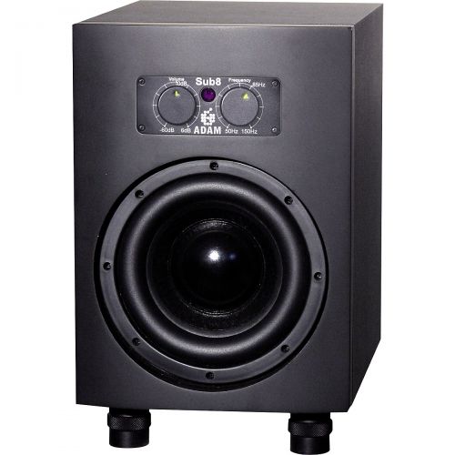  Adam Audio},description:The Sub8 Powered Studio Subwoofer from ADAM Audio is a small yet deceptively powerful subwoofer designed to extend the low frequency capabilities of any nea