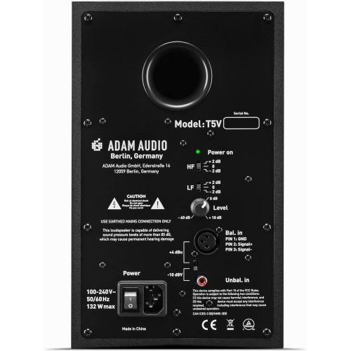  [아마존베스트]ADAM Audio T5V Two-Way 5-Inch Active Nearfield Monitor (Single)
