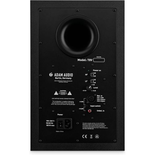  [아마존베스트]Adam Audio T8V ISO Set (Active 2-Way Studio Monitor Pair Including 2 8-Inch Absorber Plates) Black
