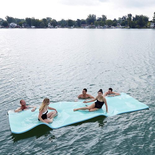  Adam Lucy Floating Layer Oasis Water Pad 15 x 6 Water Sports Mat Float Island Utility Mats with Grommet