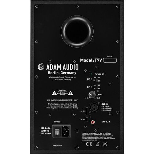  Adam Professional Audio T7V T-Series Active Nearfield Monitor (Single)