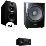 Adam Professional Audio Queens - 5.1 Bundle with S3 Series Midfield Monitors & Sub2100 Subwoofer