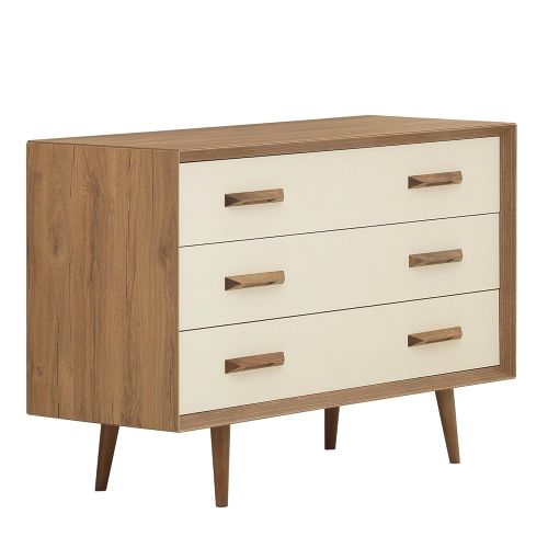  Adam and Illy ALT0268 Alto Chest of Drawers Sherwood Oak/Moonstone