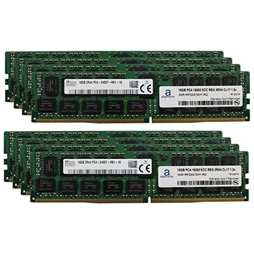  Adamanta 128GB (8x16GB) Server Memory Upgrade Compatible HP Z640 Workstation Dual CPU Only Hynix Original DDR4 2400MHZ PC4-19200 ECC Registered Chip 2Rx4 CL17 1.2v DRAM RAM