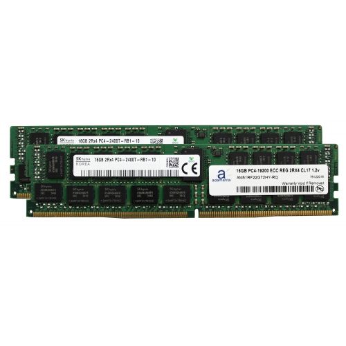  Adamanta 32GB (2x16GB) Server Memory Upgrade Compatible HP Z640 Workstation Single Dual CPU Hynix Original DDR4 2400MHZ PC4-19200 ECC Registered Chip 2Rx4 CL17 1.2v DRAM RAM