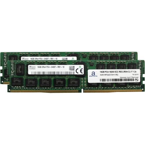  Adamanta 32GB (2x16GB) Server Memory Upgrade Compatible HP Z840 Workstation Hynix Original DDR4 2400MHZ PC4-19200 ECC Registered Chip 2Rx4 CL17 1.2v DRAM RAM