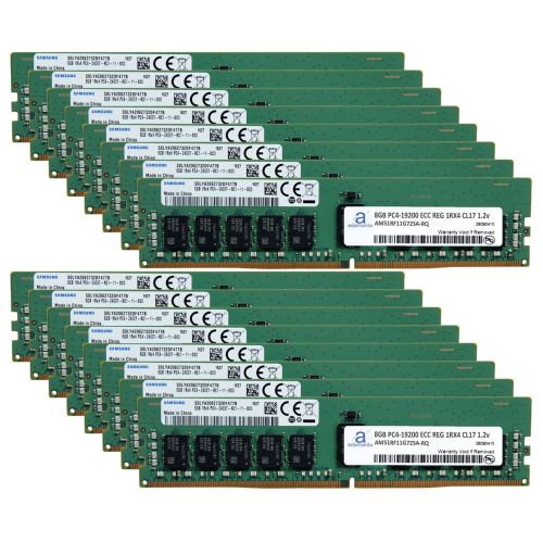 Adamanta 128GB (16x8GB) Server Memory Upgrade Compatible for HP Z840 Workstation DDR4 2400MHZ PC4-19200 ECC Registered Chip 1Rx4 CL17 1.2V DRAM RAM