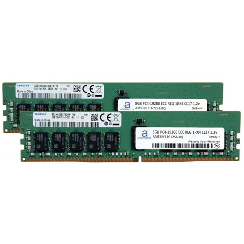  Adamanta 16GB (2x8GB) Server Memory Upgrade Compatible for HP Z840 Workstation DDR4 2400MHZ PC4-19200 ECC Registered Chip 1Rx4 CL17 1.2V DRAM