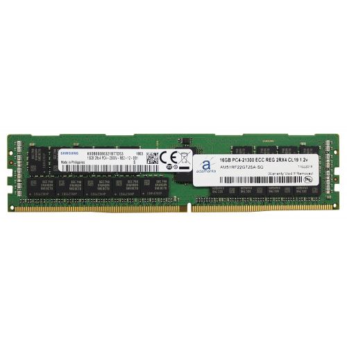  Adamanta 16GB (1x16GB) Server Memory Upgrade for HP Z6 G4 Workstation DDR4 2666MHZ PC4-21300 ECC Registered Chip 2Rx4 CL19 1.2v DRAM RAM