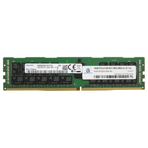  Adamanta 16GB (1x16GB) Server Memory Upgrade for HP Z4 G4 Workstation DDR4 2666MHZ PC4-21300 ECC Registered Chip 2Rx4 CL19 1.2v DRAM RAM