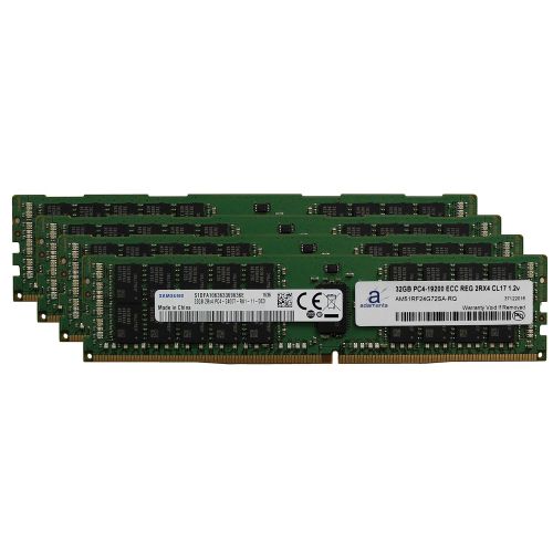  Adamanta 128GB (4x32GB) Server Memory Upgrade Compatible for Dell PowerEdge R730 DDR4 2400MHZ PC4-19200 ECC Registered Chip 2Rx4 CL17 1.2v DRAM RAM