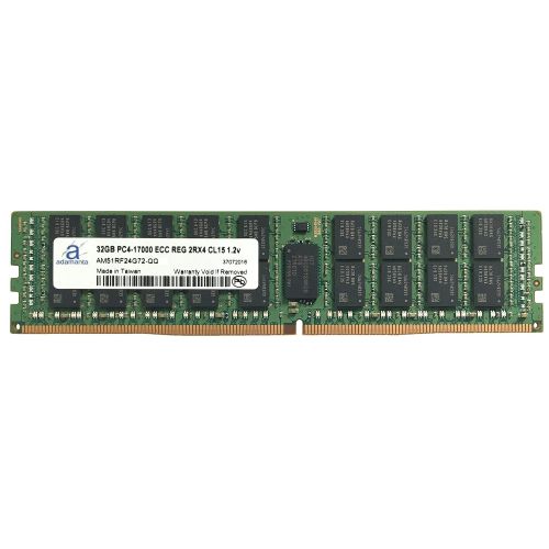  Adamanta 32GB (1x32GB) Server Memory Upgrade for Dell PowerEdge R430 DDR4 2133MHz PC4-17000 ECC Registered Chip 2Rx4 CL15 1.2V DRAM