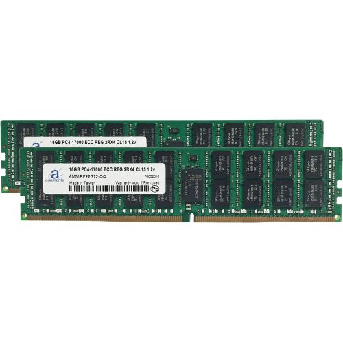  Adamanta 32GB (2x16GB) Server Memory Upgrade for Dell Precision 5810 Tower DDR4 2133MHz PC4-17000 ECC Registered Chip 2Rx4 CL15 1.2V RAM