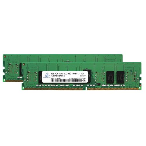  Adamanta Memory Adamanta 16GB (2x8GB) Server Memory Upgrade for HP Z640 Workstation Single and Dual CPU DDR4 2400MHZ PC4-19200 ECC Registered Chip 1Rx8 CL17 1.2V