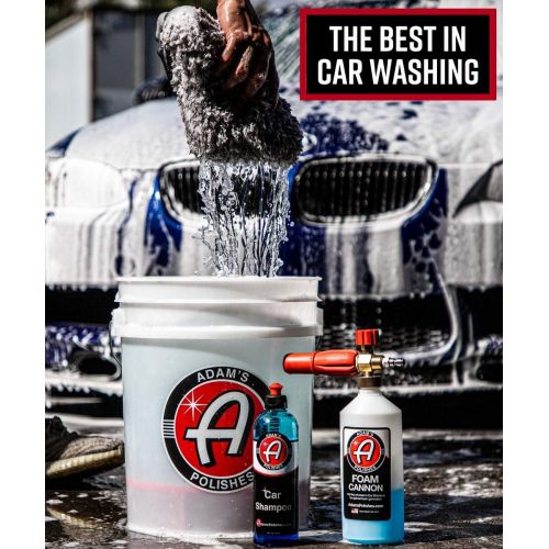  [아마존 핫딜]  [아마존핫딜]Adams Car Wash Shampoo -pH Neutral Soap Formula for Safe, Spot Free Cleaning - Thick, Luxurious Suds That Always Rinses Clean - Ultra Slick Formula That Wont Scratch or Leave Water