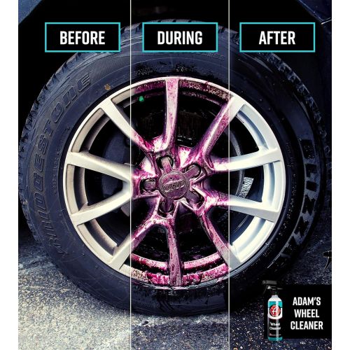  [아마존 핫딜]  [아마존핫딜]Adams Deep Wheel Cleaner 16oz - Tough on Brake Dust, Gentle On Wheels - Changes Color As It Works
