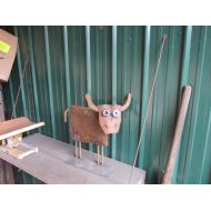 AdamsCraftyCreations Cow/Steer - Metal/Yard Art - re-used, re-purposed, up-cycled
