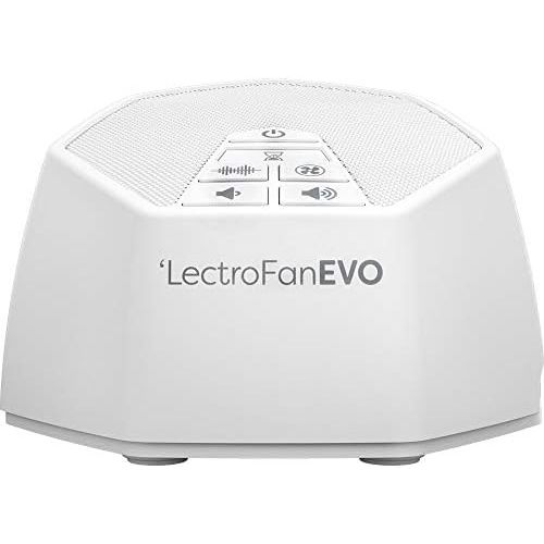  Adaptive Sound Technologies LectroFan Evo White Noise Sound Machine with 22 Unique Non-Looping Fan & White Noise Sounds & Sleep Timer, 1 Count