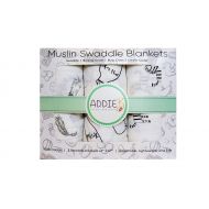 Addie B - 100% Muslin Cotton Swaddles - Extra Soft (3 Pack - Oversized 47 x 47)