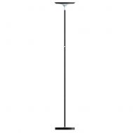 Addlon LED Torchiere Floor Lamp Standing lamp:Tall Standing Modern Pole Light 1800 Lumens for Living Rooms & Offices - Dimmable Uplight for Reading Books in Your Bedroom - Black