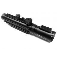Ade Advanced Optics BE1-3X30IR Premium Illuminated Red Cross Electro Sight Riflescope, 1-3x 30mm