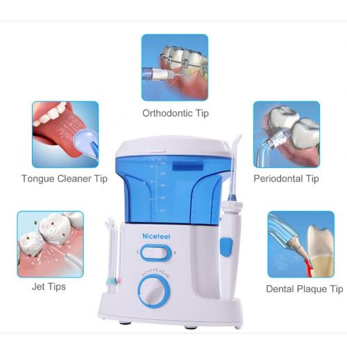  Adealink Portable Dental Flosser Oral Irrigator Water Flosser Pick Dental Water Pick Oral Irrigation Teeth...