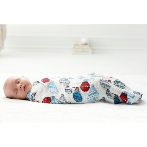  Aden + anais aden + anais Classic Swaddle Baby Blanket, 100% Cotton Muslin, Large 47 X 47 inch, 4 Pack, Rock...