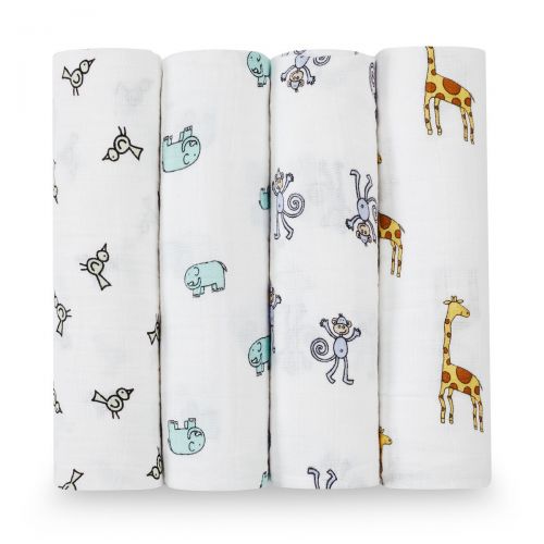  Aden + anais aden + anais Swaddle Blanket | Boutique Muslin Blankets for Girls & Boys | Baby Receiving Swaddles |...