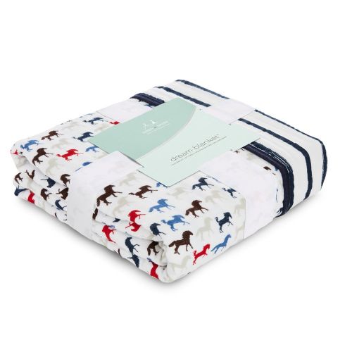  Aden + anais aden + anais Dream Blanket, 100% Cotton Muslin, 4 Layer lightweight and breathable, Large 47 X 47...