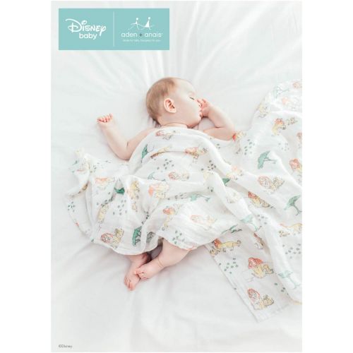  Aden + anais aden + anais Disney Classic Swaddle 4 Pack - Lion King