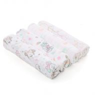 Aden + anais Aden by aden + anais Disney Swaddle Baby Blanket, 100% Cotton Muslin, 4 Pack, 44 X 44 inch, Minnie...