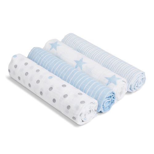  Aden + anais Aden by aden + anais Swaddle Blanket | Muslin Blankets for Girls & Boys | Baby Receiving Swaddles |...