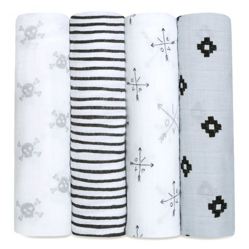  Aden + anais aden + anais Classic Swaddle - 4 Pack - Lovestruck