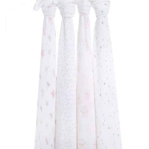  Aden + anais aden + anais Classic Swaddle 4 Pack - Lovely Reverie