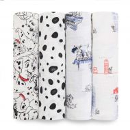 Aden + anais aden + anais Disney Classic Swaddle 4 Pack - 101 Dalmatians