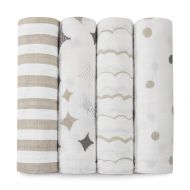 Aden + anais aden + anais Kids Classic Swaddle 4 Pack, Shine On, One Size