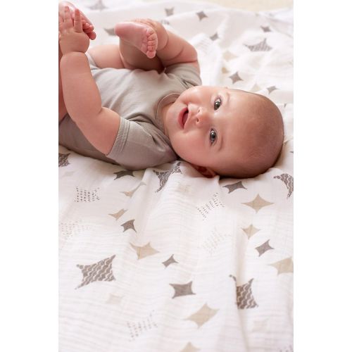 Aden + anais aden + anais Kids Classic Swaddle 4 Pack, Shine On, One Size