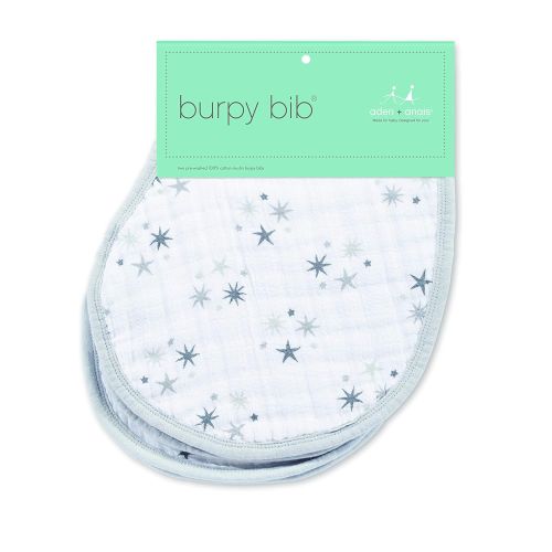  [아마존베스트]Aden + anais aden + anais Classic Burpy Bib; 100% Cotton Muslin; Soft Absorbent 4 Layers; Multi-Use Burp Cloth...