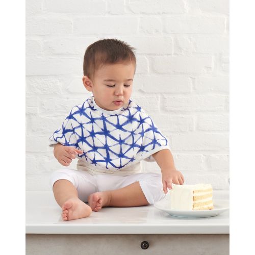  Aden and Anais Indigo Shibori Silky Soft Burby Bib