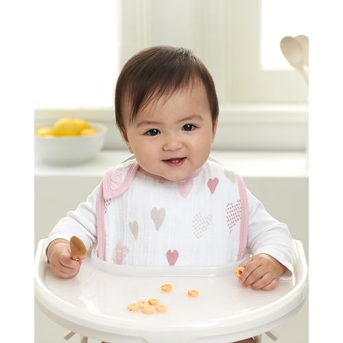  Aden and Anais Heart Breaker Bibs, 3 Pack