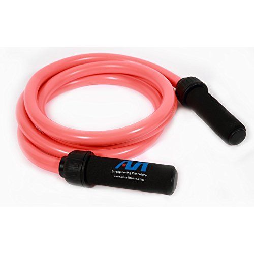  Ader Sporting Goods 4 lb Orange Heavy Power Jump RopeWeighted Jump Rope