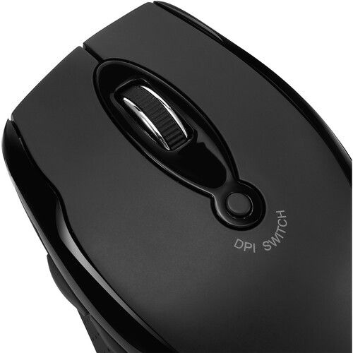  Adesso iMouse M20B Wireless Ergonomic Optical Mouse (Black)