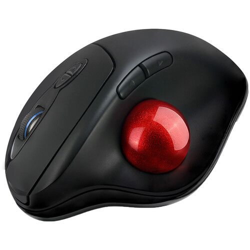  Adesso iMouse T30 Wireless Programmable Trackball Mouse (Black)