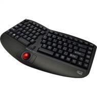 Adesso Tru-Form Media 3150 Wireless Ergo Trackball Keyboard (Black)