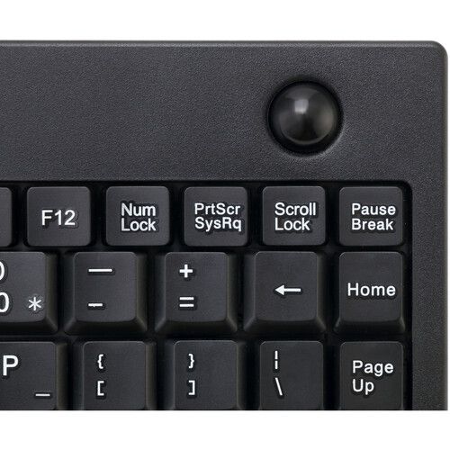  Adesso Mini Trackball Keyboard (Black)