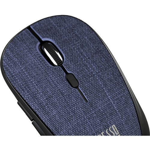  Adesso iMouse S80L Wireless Optical Fabric Mini Mouse (Blue)