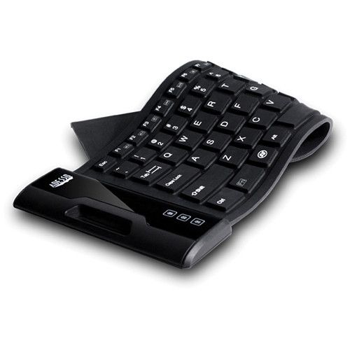 Adesso 87-Keys Antimicrobial Waterproof Flexible Keyboard