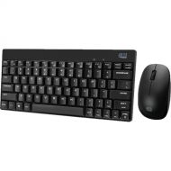 Adesso Wireless Mini Keyboard and Mouse Combo (Black)